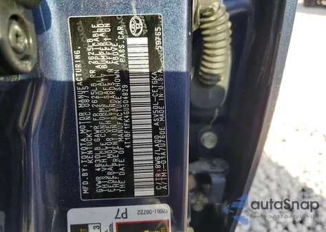 2016 Toyota Camry Le from USA, damaged, VIN 4T1BF1FK4GU504829